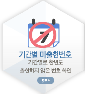 기간별 미출현번호